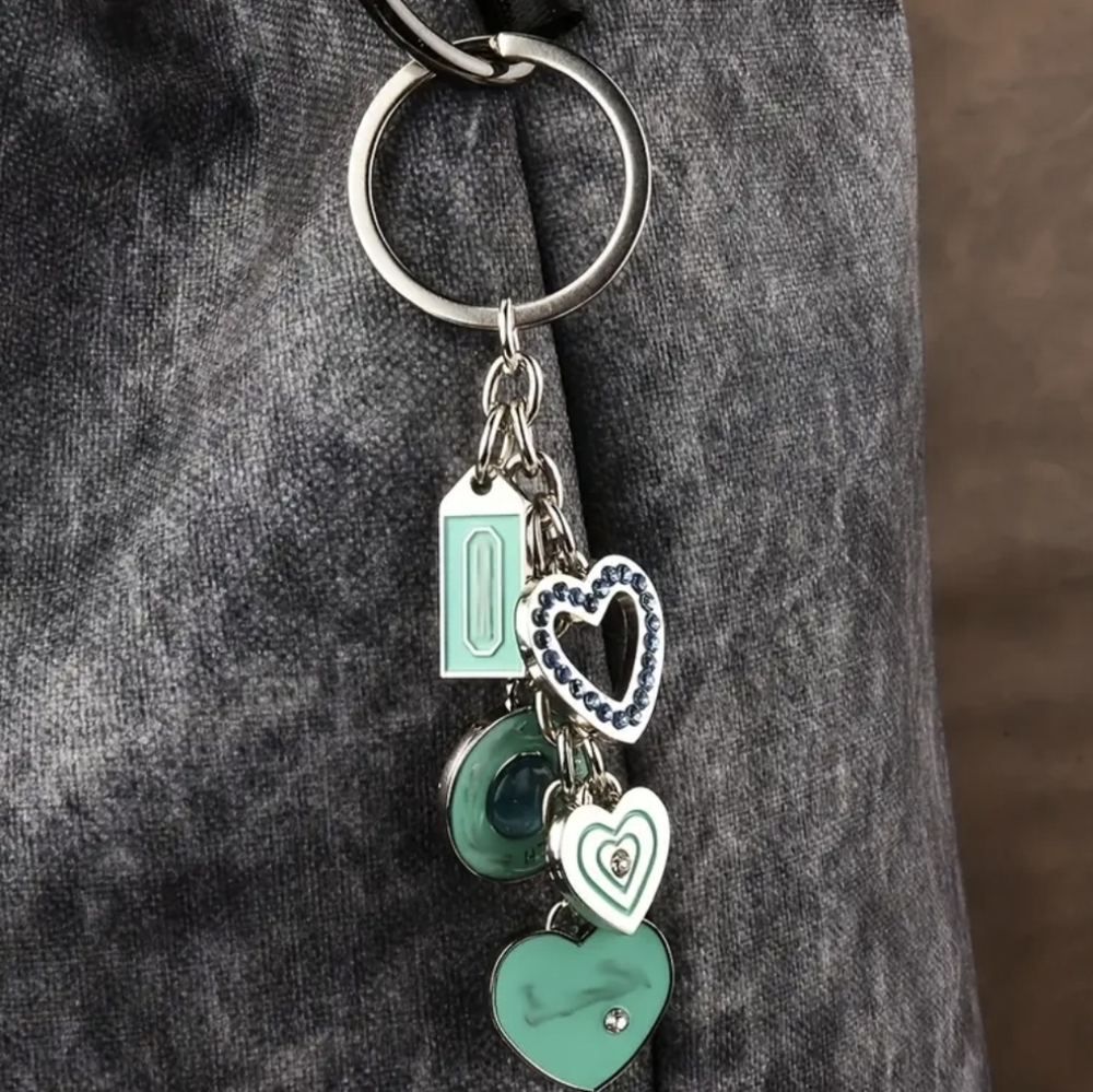 Unbranded Heart Bag Charm/ Keychain New